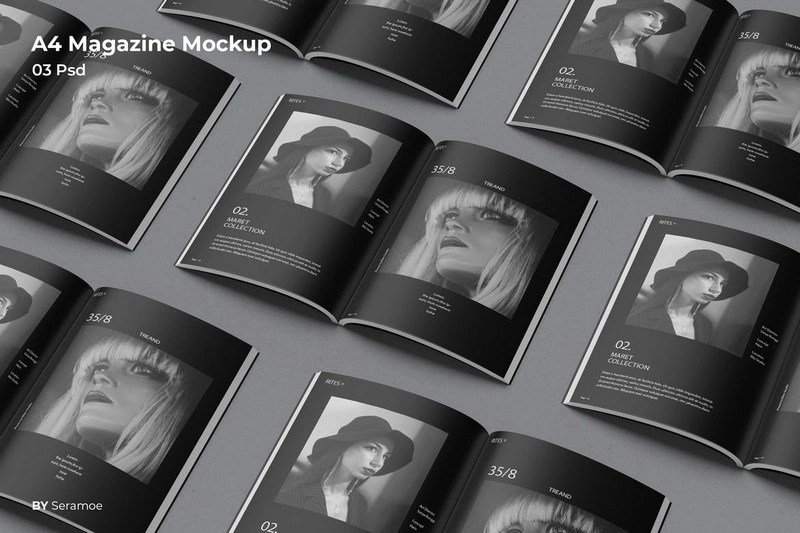 50+ Download Mockup Open Magazine&nbsp;Psd