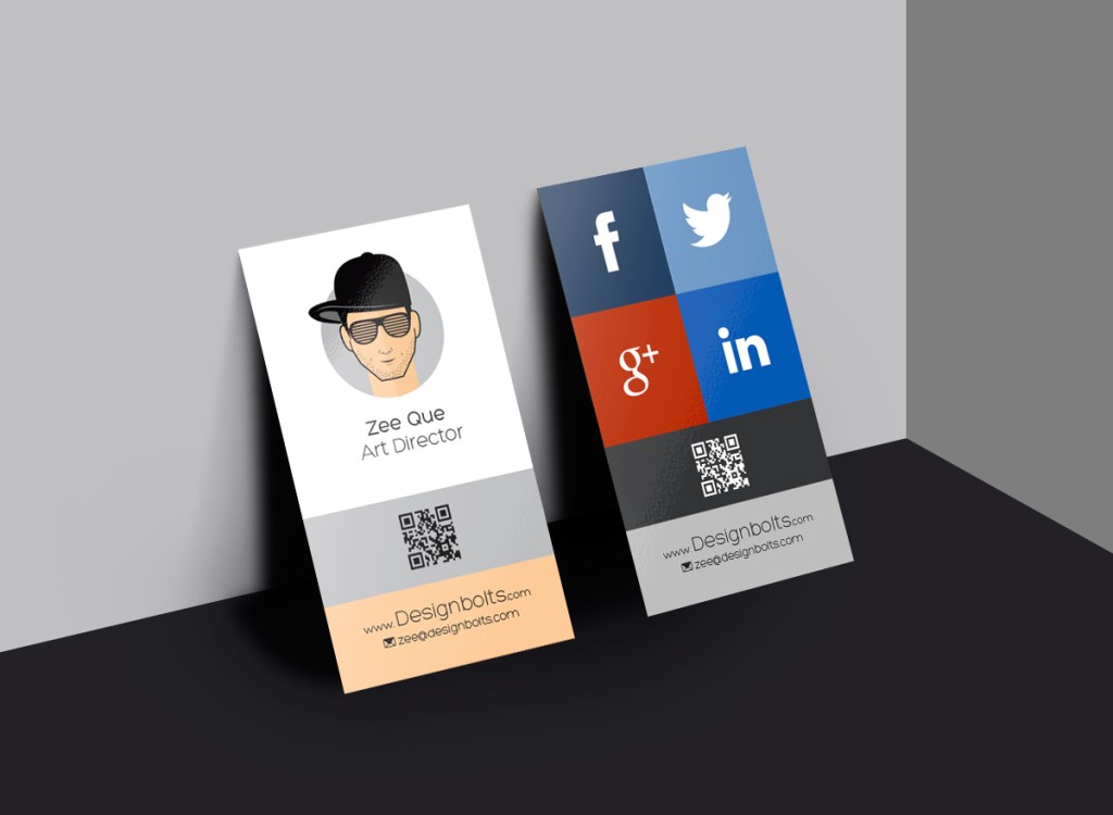 46+ Download Business Card Vertical Mockup Free Psd