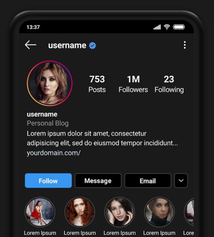 22+ Download Instagram Feed Mockup&nbsp;Psd