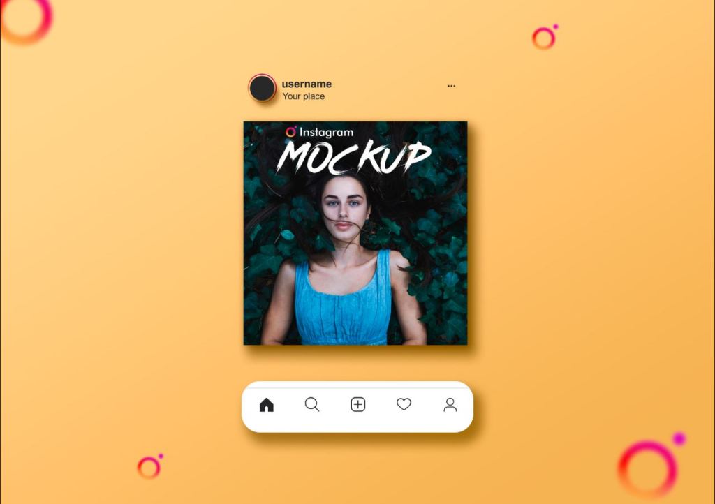 27+ Download Instagram Post Mockup Png&nbsp;Psd
