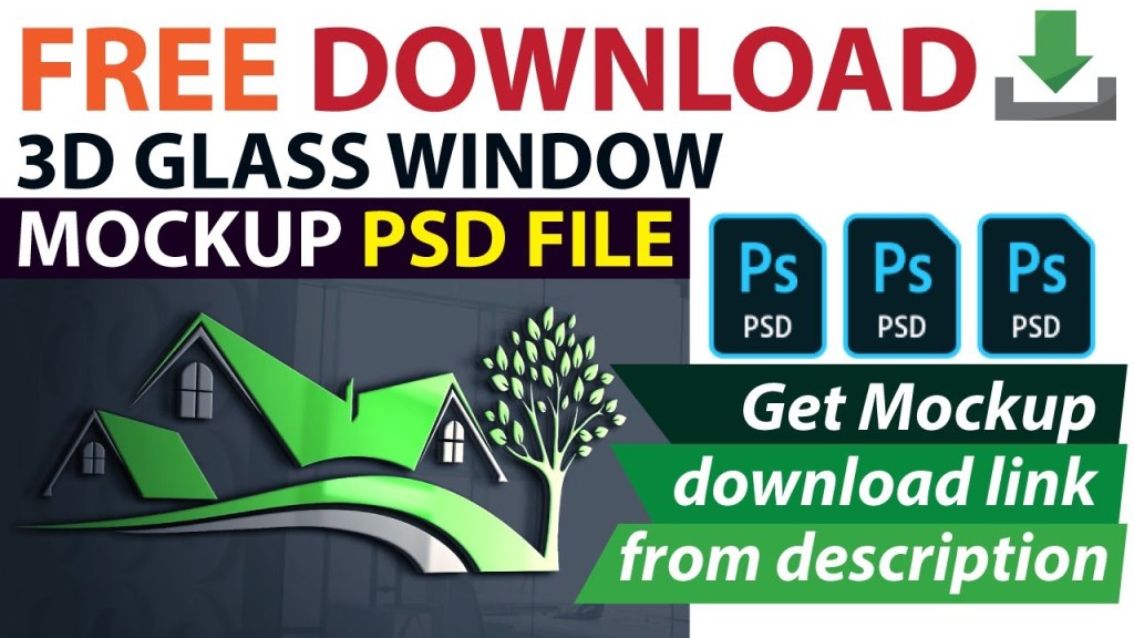 10+ Download Glass Window Mockup&nbsp;Psd
