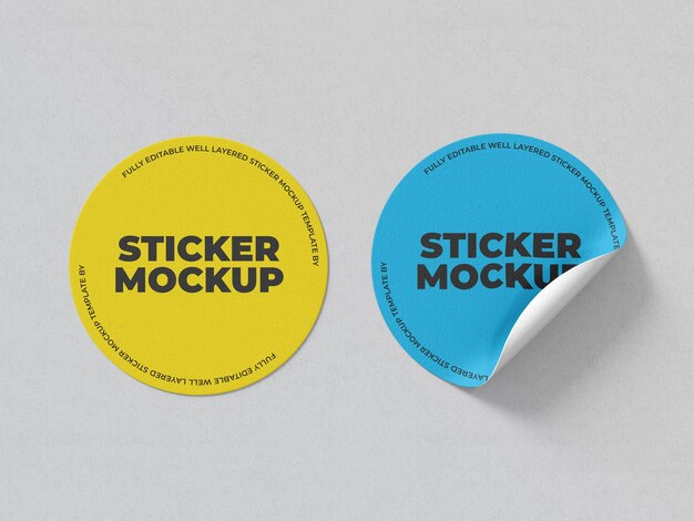 32+ Download Mockup Stickers Free&nbsp;Psd