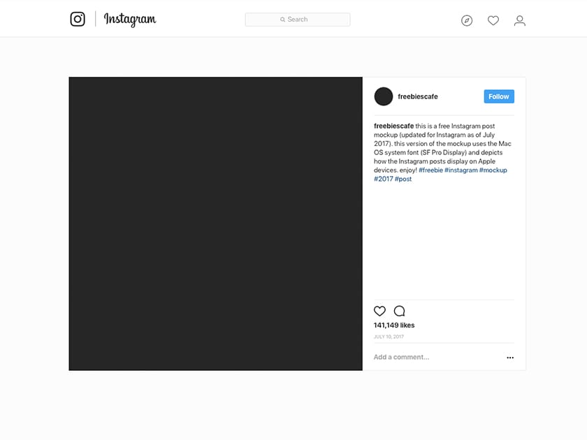 50+ Download Instagram Post Mockup&nbsp;Psd